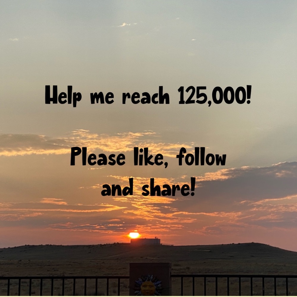 Thank you ALL for helping me reach 100,000 followers!PLEASE LIKE & SHARE🧡THANKS - Picture 2 of 7